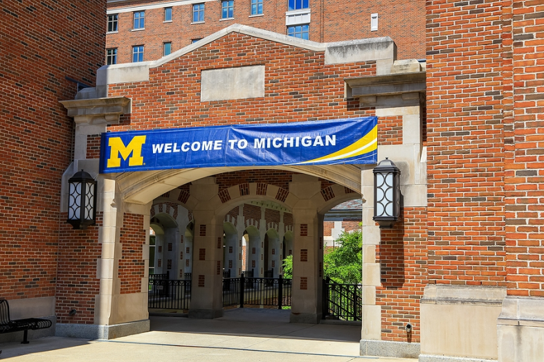 A building on the University of Michigan campus.