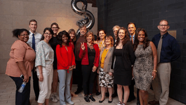 2018 National Seminar: EWA staff with Mark Hamill and his wife, Marilou